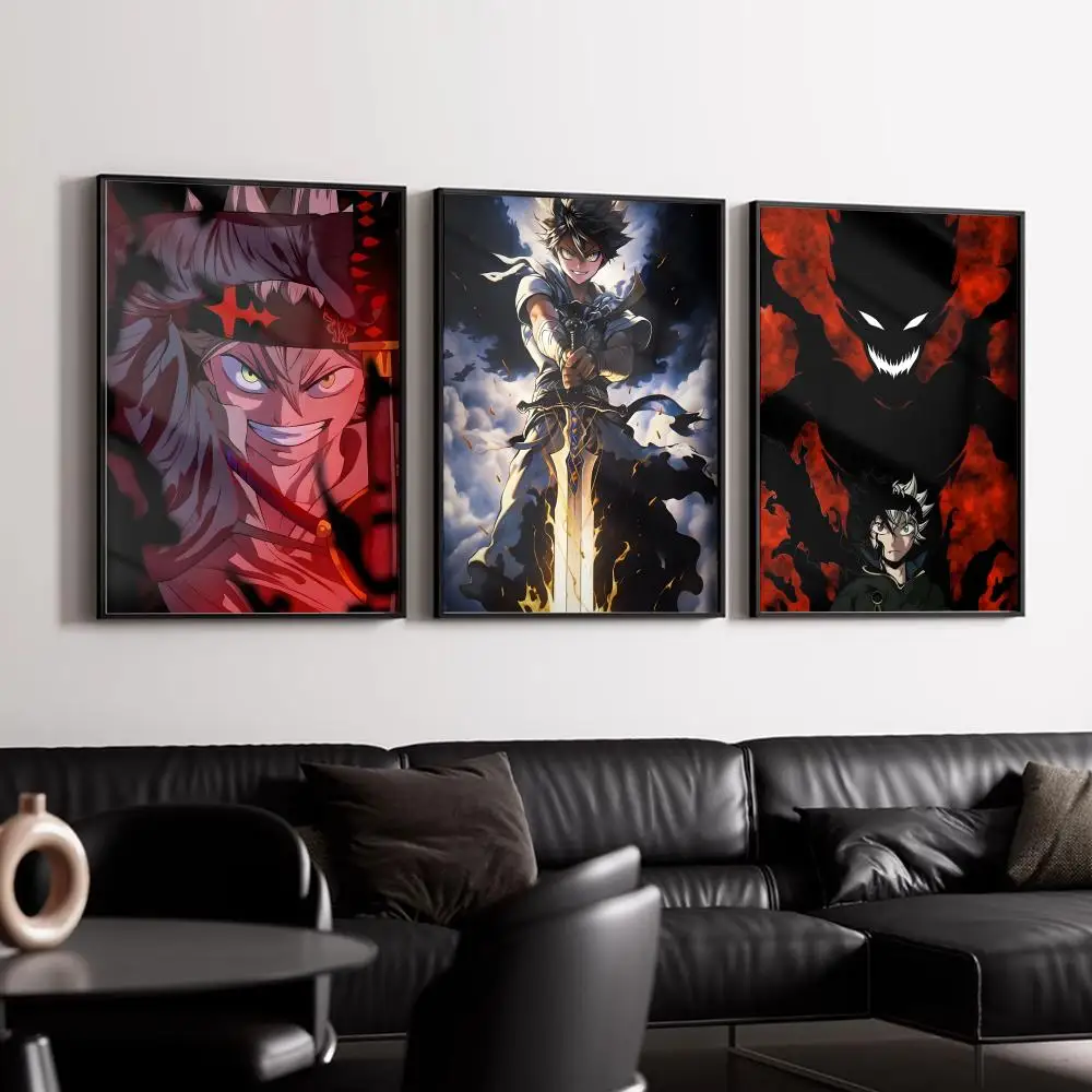 Waterproof HD Anime Art Poster - Self-Adhesive Fade-Resistant Wall Decor