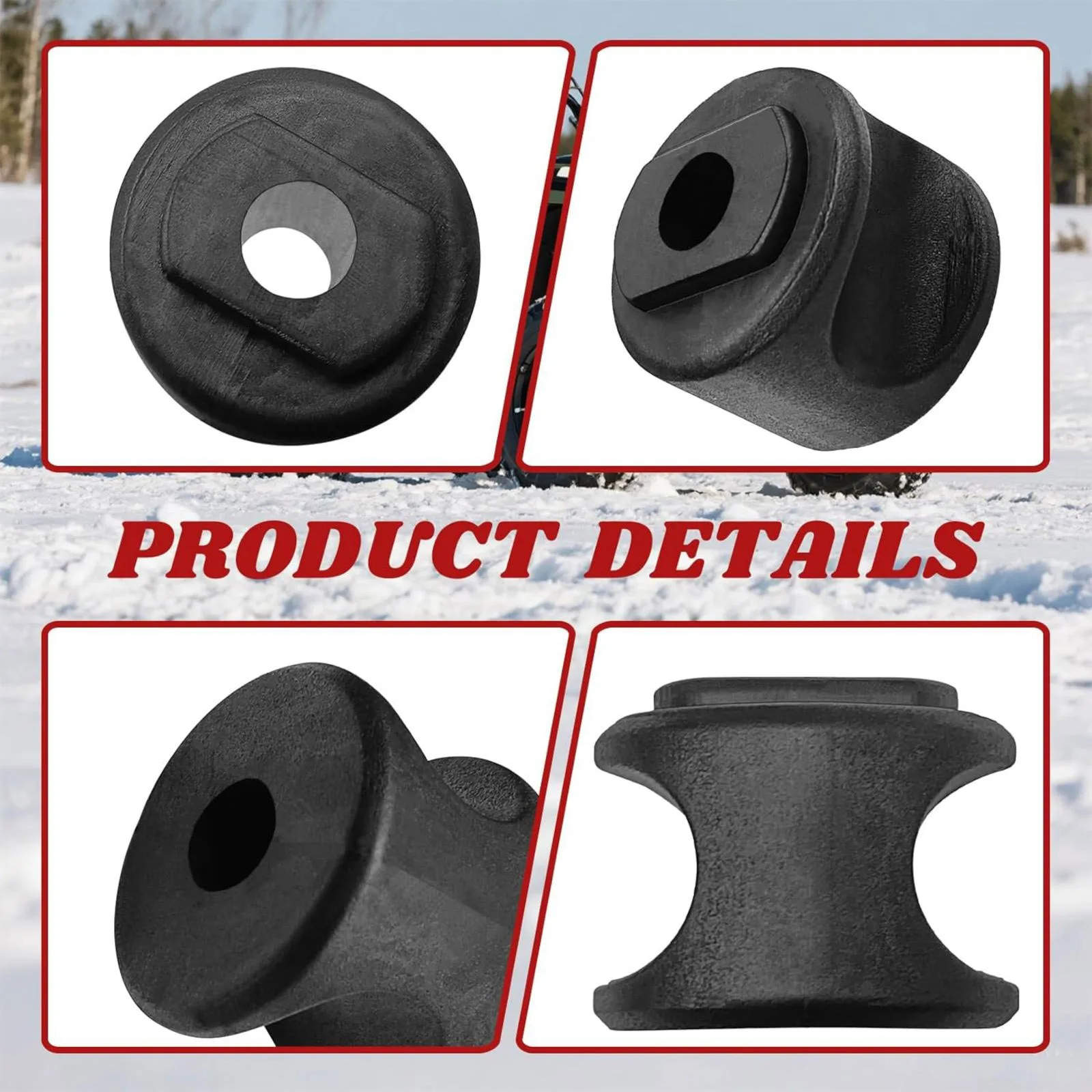 폴라리스 스포츠맨 레인저 500 700 800 335 400 450 550 570 600 ATV용 8Pcs 리어 스태빌라이저 서포트 부싱 5432598