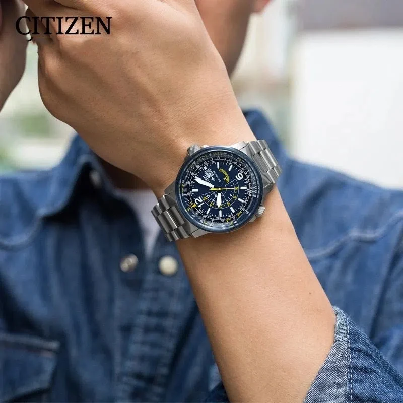 Citizen Men's Nighthawk Chronograph Black Stainless Steel Bracelet Watch |  Dillard's
