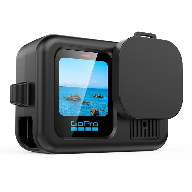 Description Picture 4 of itemProtective Silicone Case for GoPro Hero 13 Black Tempered Glass Screen Protector Film Lens Cap Cover For Go Pro Accessory