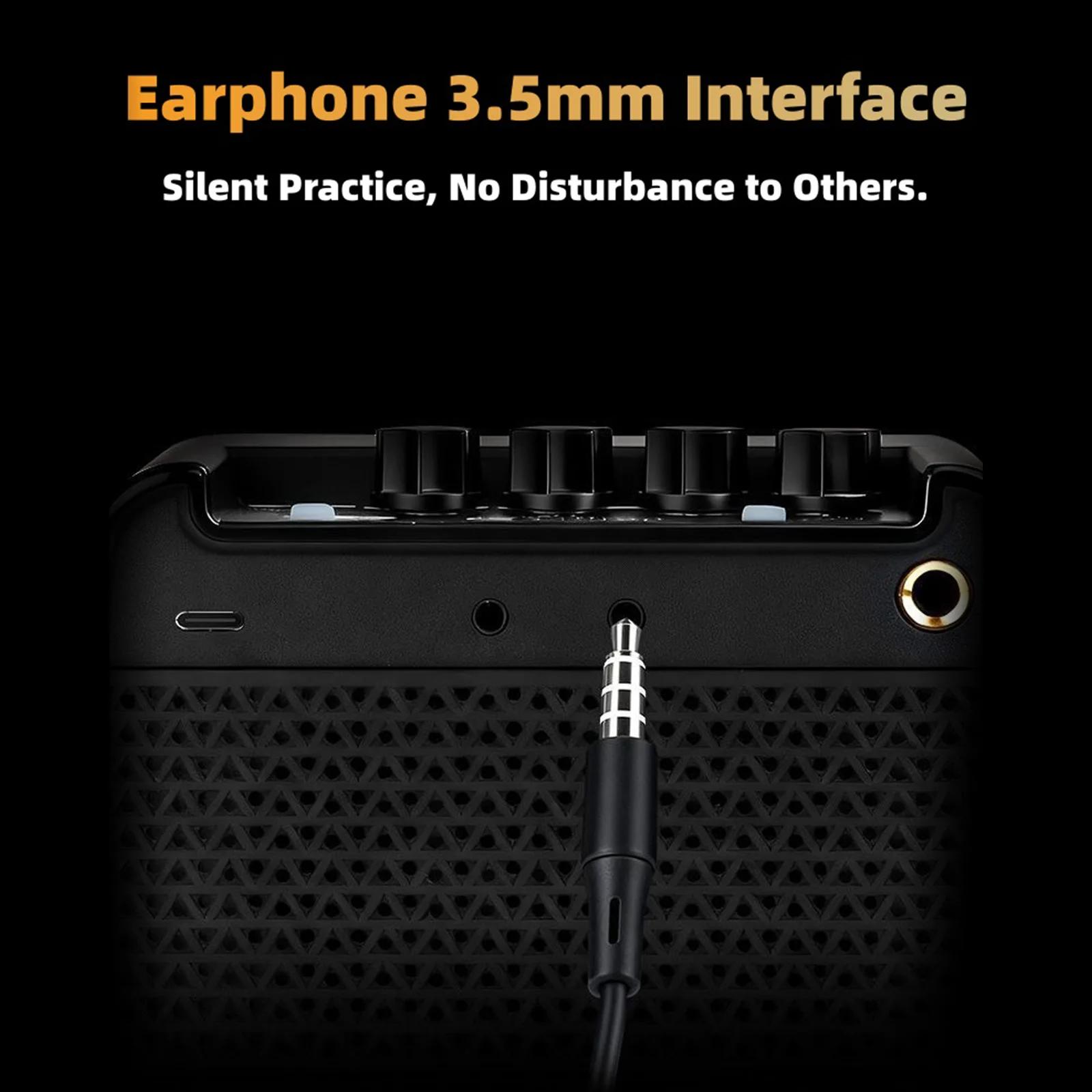 Coolmusic Unique Se 10W Guitar Amplifier Dual Channel Clean/drive Rechargeable Bluetooth Mini Amp with Aux Headphone Input