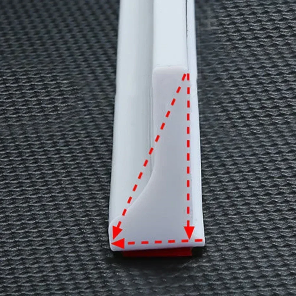 50/100/200/300cm Bathroom Retention Water Barrier Strip Dry & Wet Separation Strip Shower Water Stopper Blocker Seal door seal strip sealing strip tape waterproof tape window seal strip sealing tape sealing strip rubber seal strip rubber door weatherstripping door weatherstripping silicone seal strip