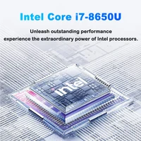 Ordinateur portable 2026 14,1 pouces Intel Core i7 8650U Atom A3950, Windows 11, 4K HD, 12 Go de RAM, SSD 1 To/2 To, pour le bureau 2