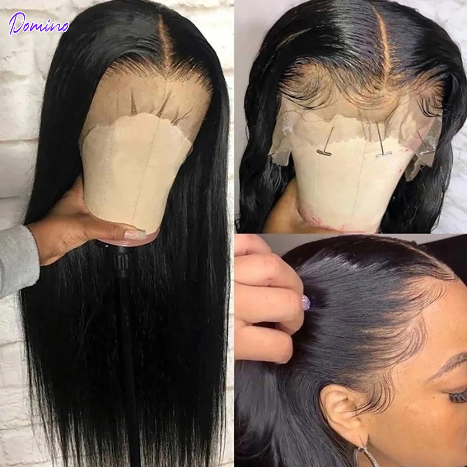 

Straight Lace Front Human Hair Wigs 13x4 Hd Lace Frontal Wig Baby Hair For Women Brazilian Transparent Remy Lace Guleless Wig