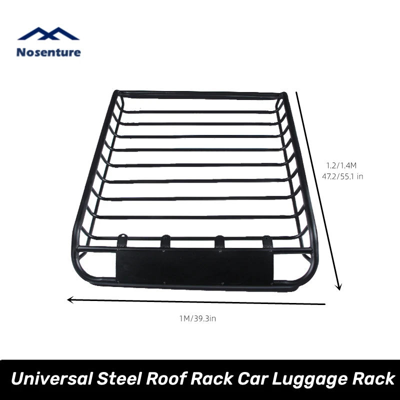 UniversalSteelRoofRackCarLuggageRackLuggageRackSuvHoleFree