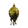QIFU Yellow Large Faberge Egg Souvenir Gift for Home Decor 1