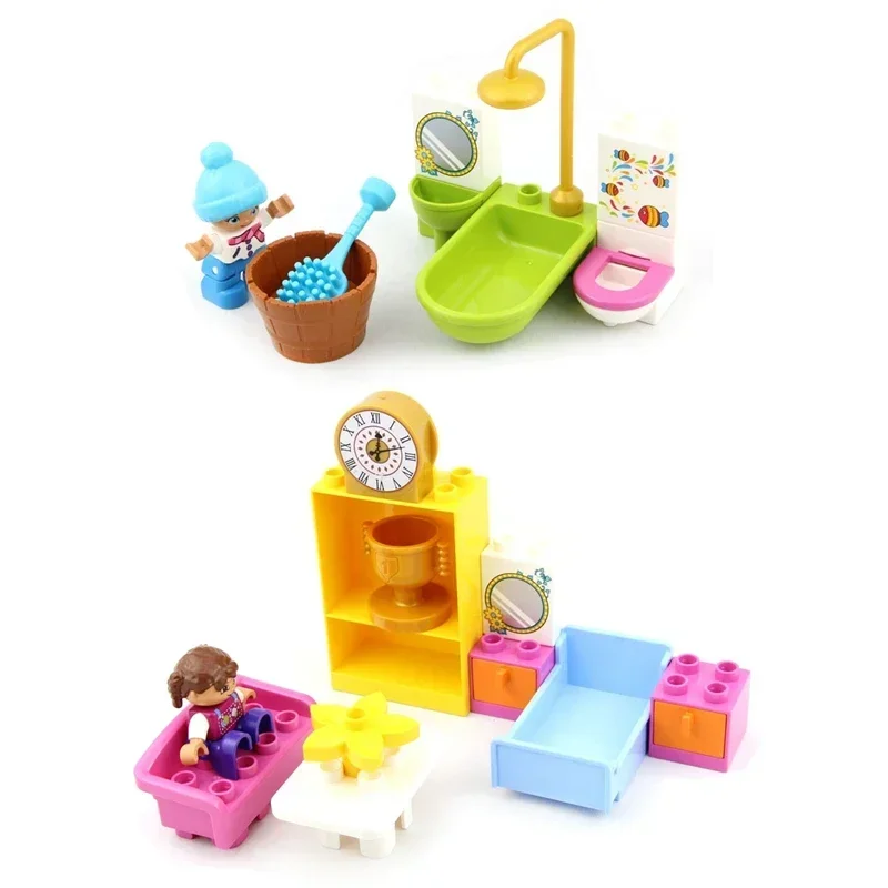 Deluxe Playhouse Building Set with Furniture and Accessories