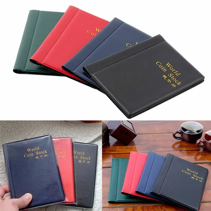 Coin Collection Album Coinnings Collection Book Mini Penny Storage Bag Collecting Money Organizer 120 Pockets coins collection album coin collection album money collection album