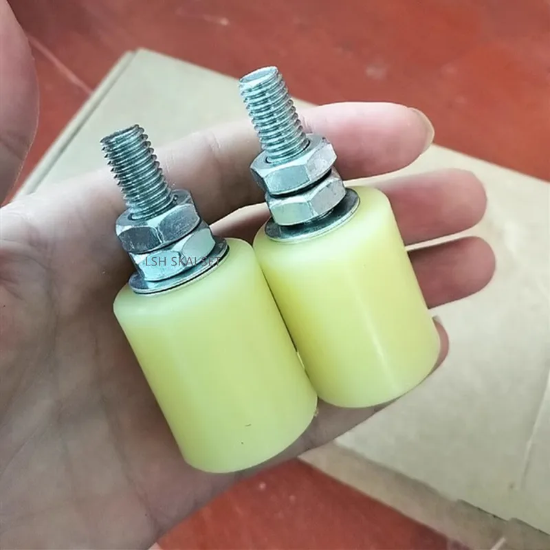 Sliding Door Pulley Heavy Duty Nylon Guide Wheel Clamping Sealed Bearing Roller Conveyor Wheel Sliding Door Positioning