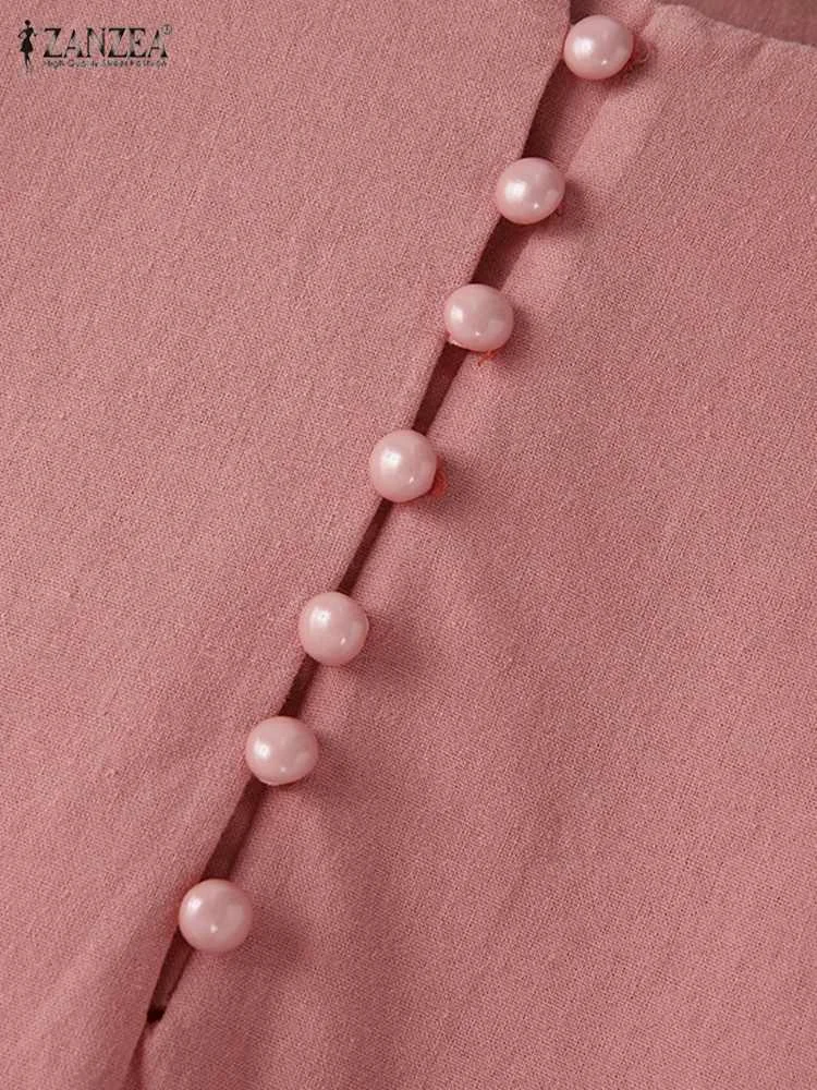 قمصان عمل نسائية بأكمام طويلة