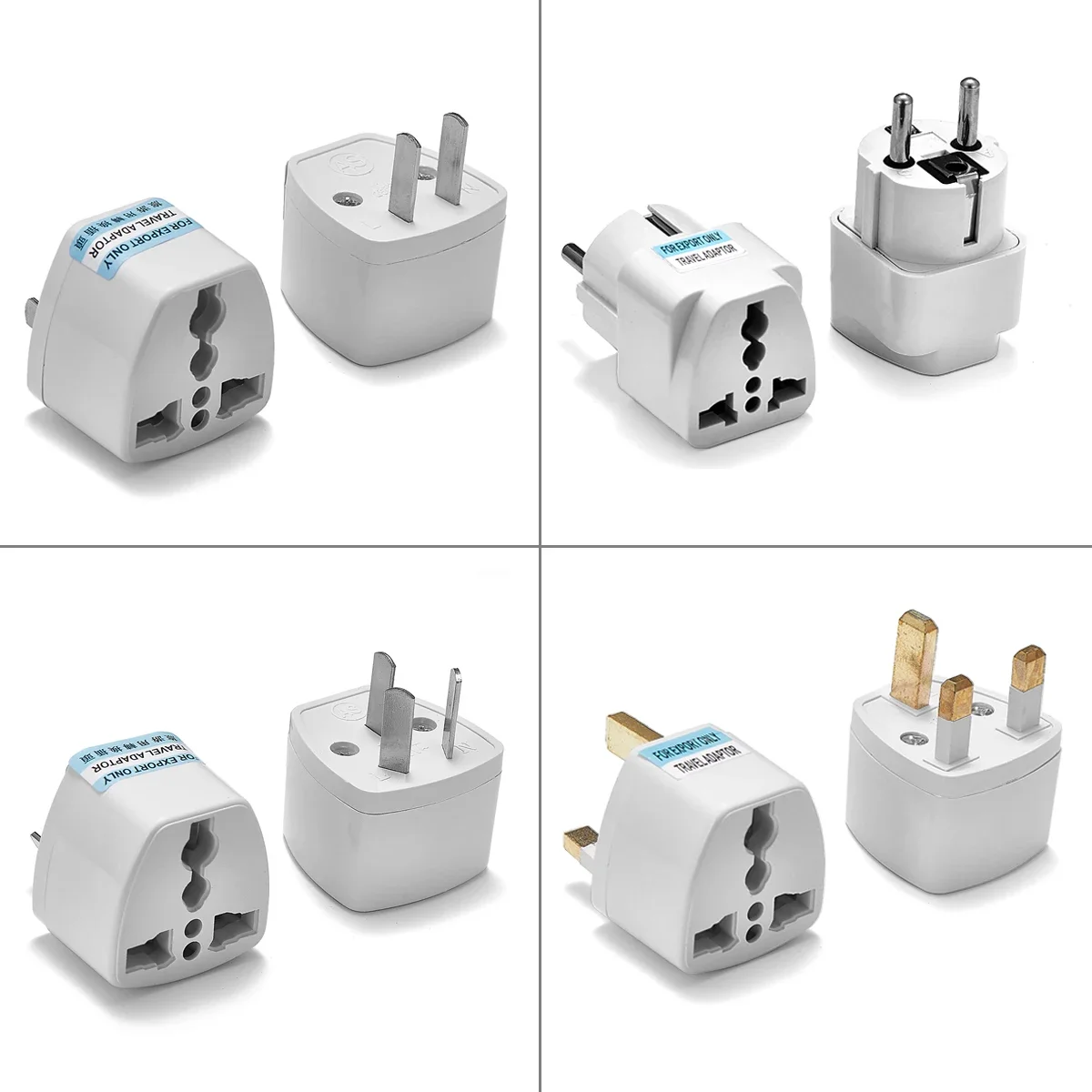 EUA Para O Reino Unido Plug Adaptador Coréia Euro Europeu Para Britânico Universal Viagem Adaptador 3Pin Plug Tipo G Power Adapter Outlet Converter