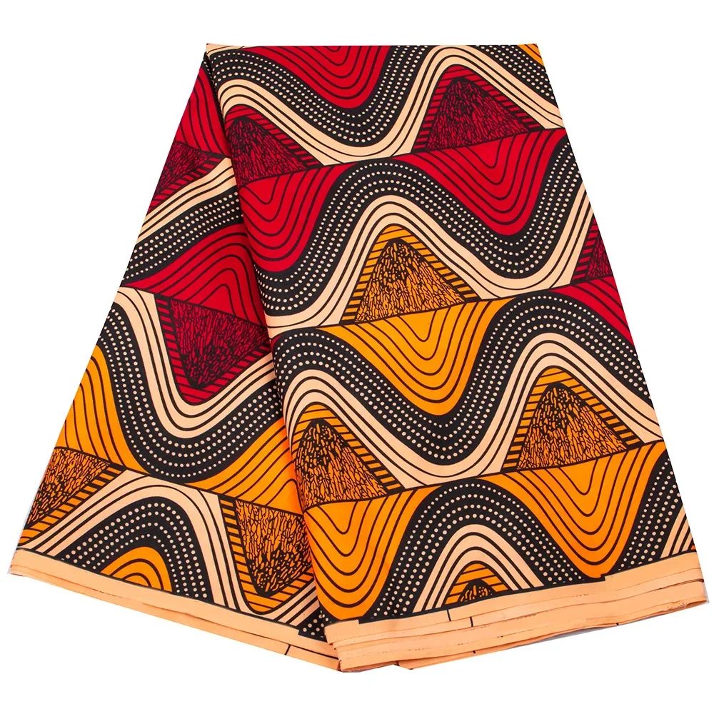 Double-Sided Printed African Ethnic Wax Dyed Fabric for Traditional Clothing Accessories And Children's Fashion Wear