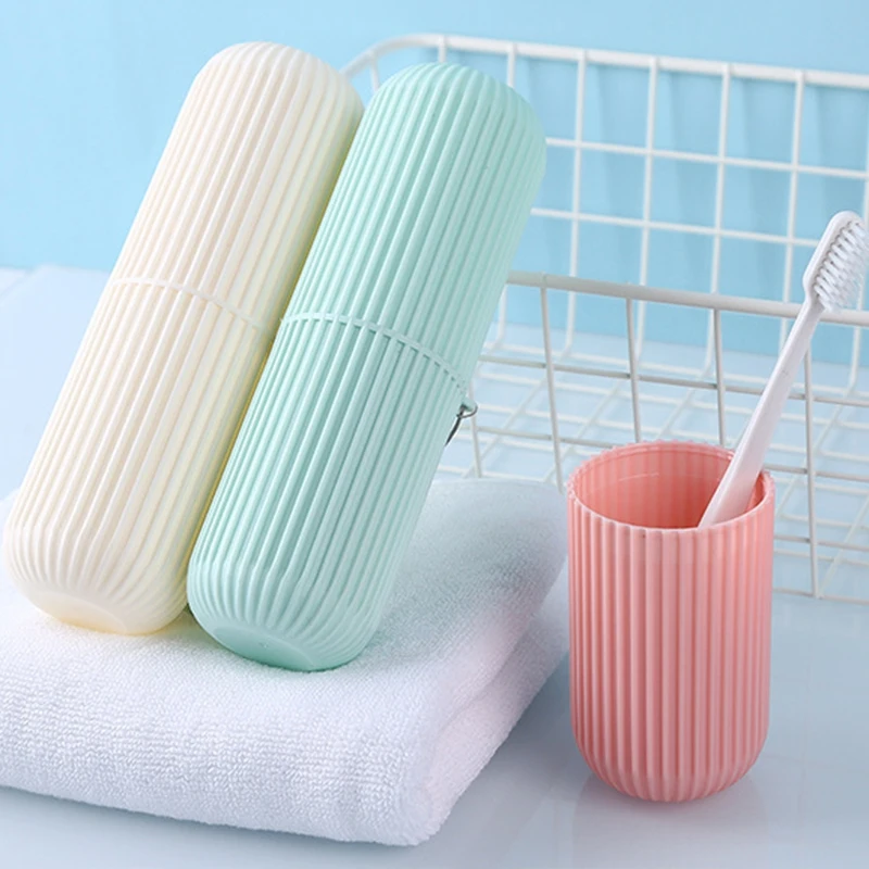 Portable Toothbrush Kits Case Toothpaste Cup Holder Protect Storage Box Travel Organizer Storage Cover toothbrush case