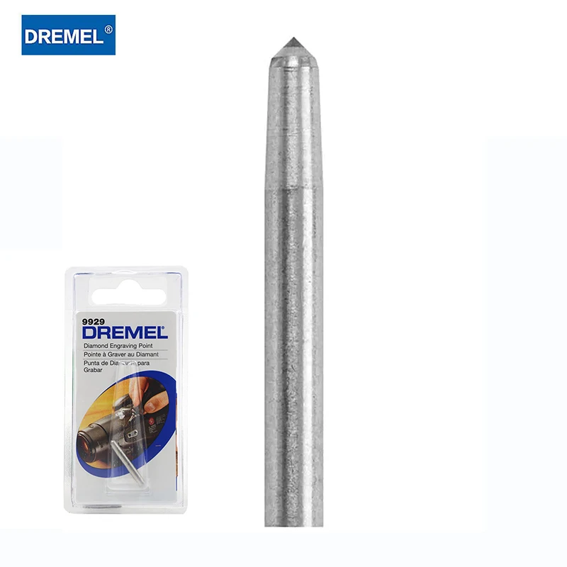 Dremel 9929 Carving Engraver Bit Rotary Tool Accessories with Diamond Point-  Perfect for Grinding Engraving Metal, Glass, Wood - AliExpress