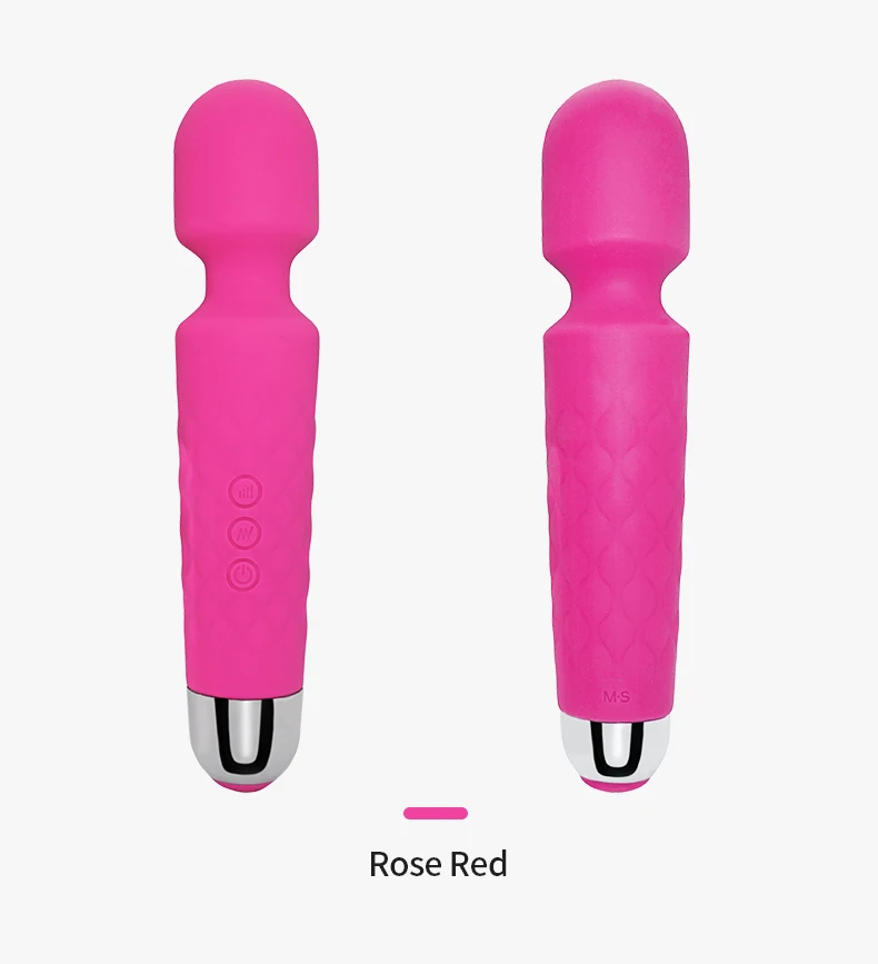 Wireless Magic Wand Vibrator Usb Rechargeable Body Massage Toy_voghion.com