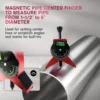Pipe Center Finder with Adjustable Dial Bubble Protractor Essential for Pipefitters Welders to Measure Pipe Diameter 2