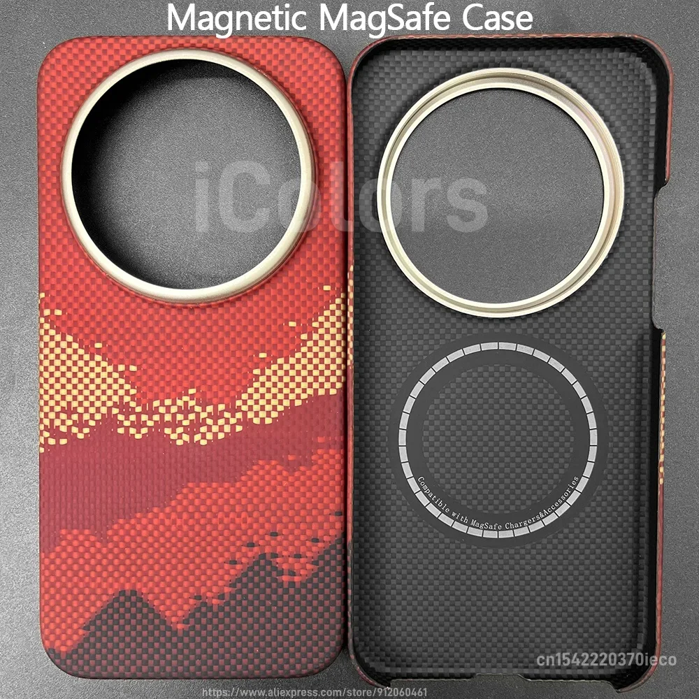 Ultra-Thin Aramid Fiber Magnetic Case - Lightweight, Durable Carbon Fiber Protection
