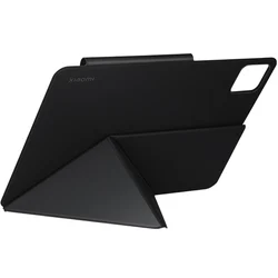Premium PU Leather Flip Cover for Tablets - Smart Protective Shell with Original Design (Black Case)