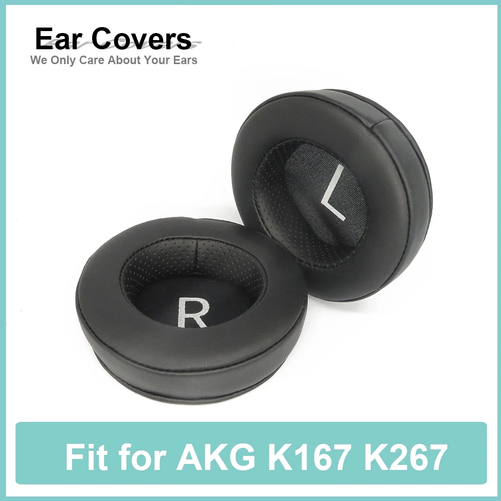 

Earpads For AKG K167 K267 Headphone Earcushions Protein Velour Pads Memory Foam Ear Pads