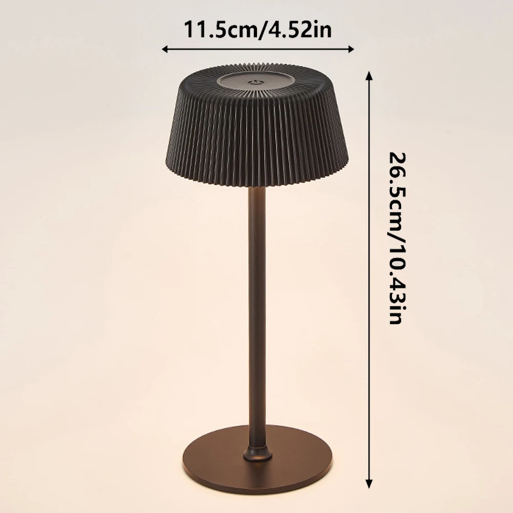 Wireless Bottle Table Lamp Touch Control of 3 Colors and Stepless Dimming Night Lamp Suitable for Bar Wine Bottles Desk Lights 3