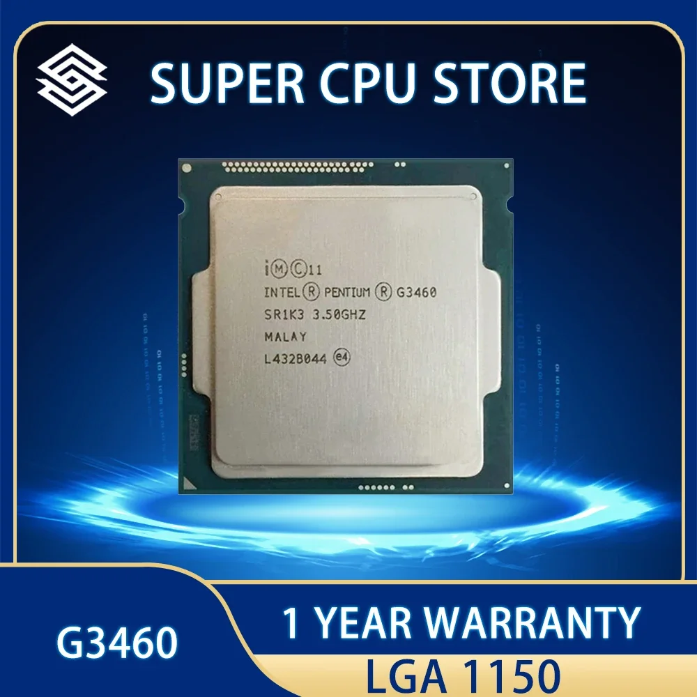 Processore Cpu Intel Pentium G3460 3.5Ghz Dual-Core 3M 53W Lga 1150