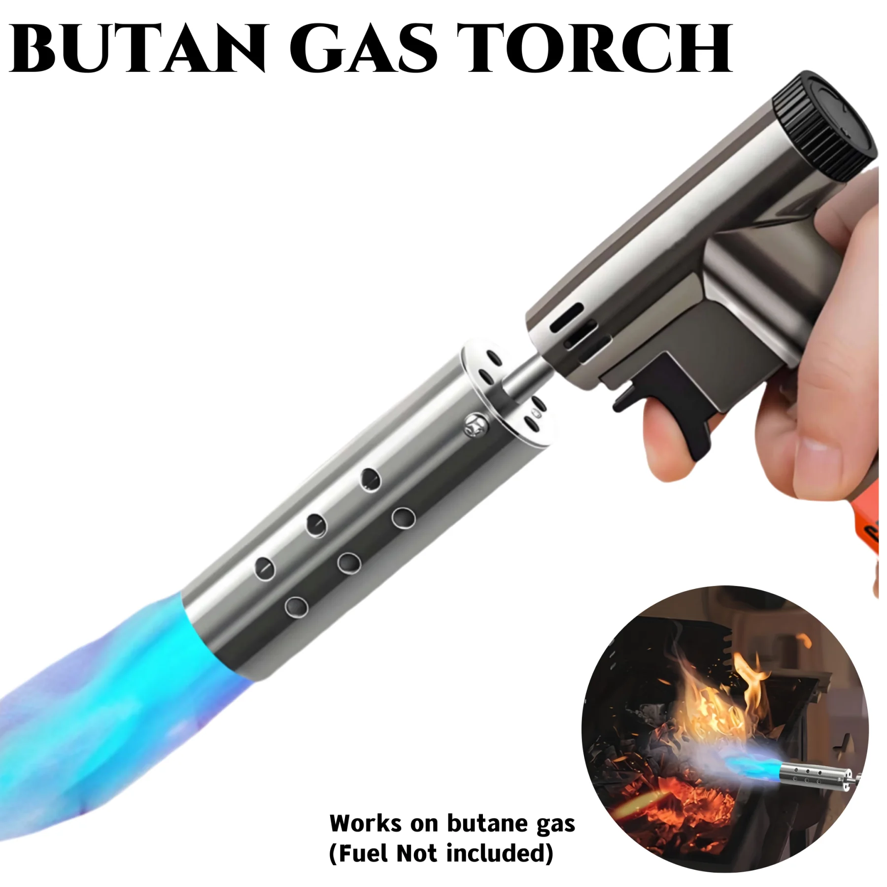 Portable Torch Butane Gas Torch Kitchen Use for Cooking Charcoal Burning Barbecue Welding butane lighter butane gas burner