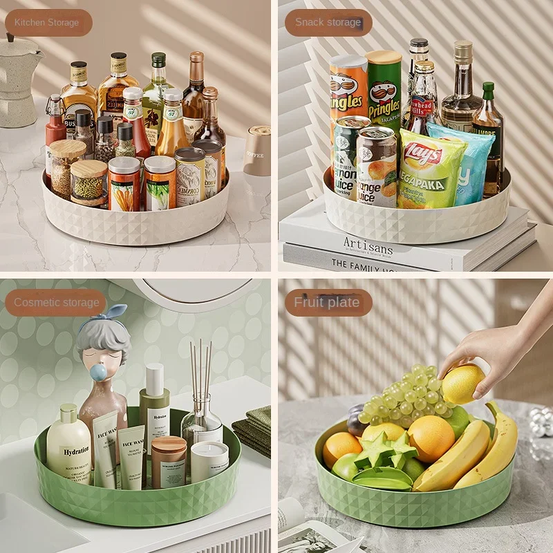 360° Rotating Seasoning Storage Rack Tray 5