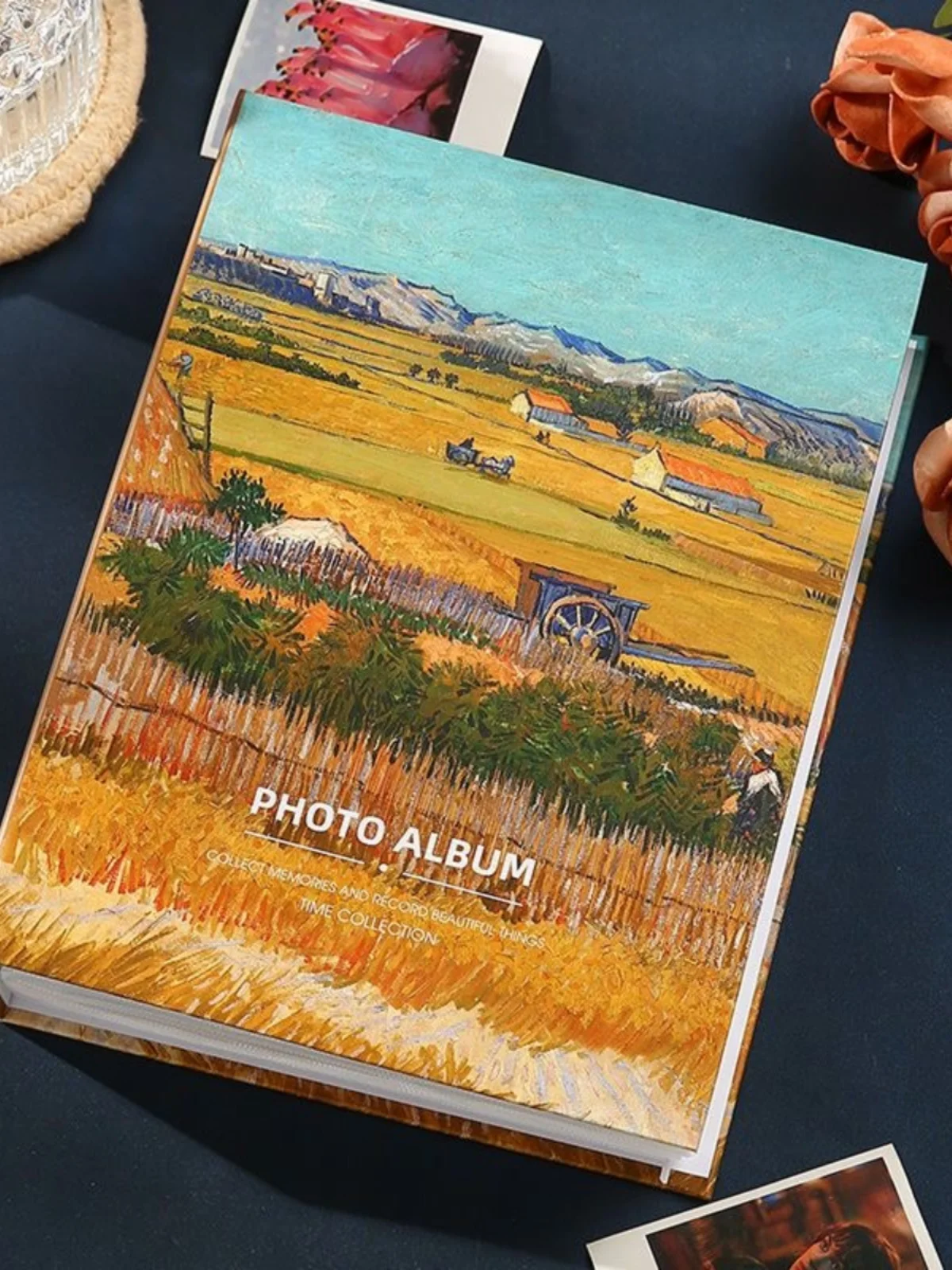 Small 5-Inch 200-Page Insert pe Photo Album Large Capaci Fly Photo Album Old Photos Couple Memorial Album 6-Inch Size