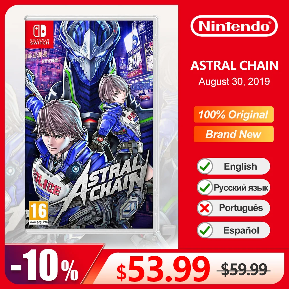 Astral Chain Nintendo Switch Offerte Di Gioco 100% Ufficiale Originale Gioco Fisico Card Action Genere 1 Giocatore Per Switch Oled Lite