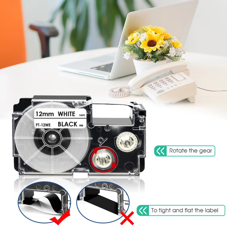 Nastro Di 6/9/12/18/24mm Per Il Nastro XR 12WE XR-12YW - Foto 2