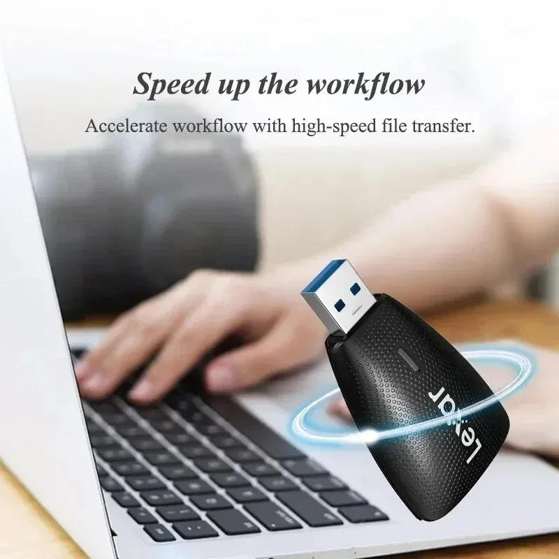 렉사 USB3.2 타입-C USB3.1 렉사 카드 리더기 SD 마이크로SD TF 카드 PC 노트북용 스마트 마이크로SD 메모리 카드 리더기 SD 어댑터