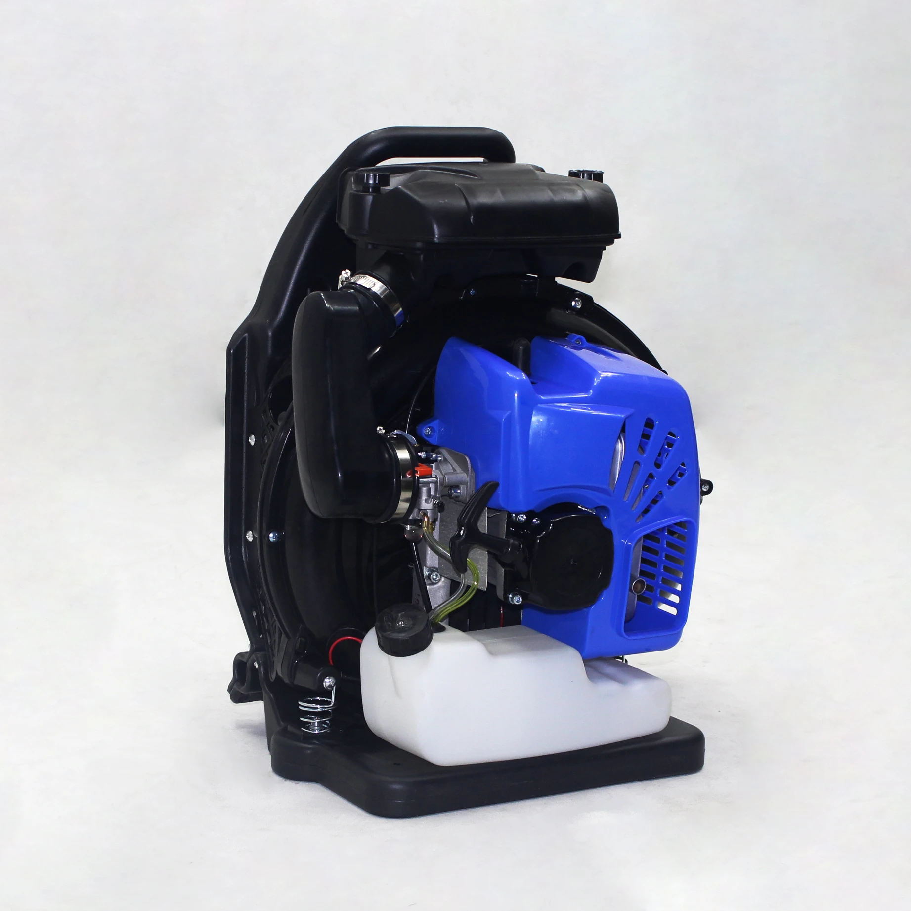 Snow Blower Petrol EB865 63.3cc Two-Stroke Leaf Blower Backpack High-Power Leaf Vacuum Wind Fire Extinguisher Blue 2