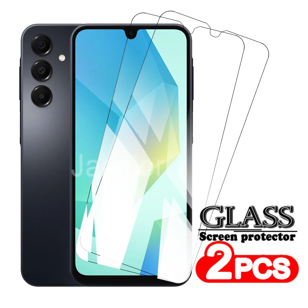 2 יחידות זכוכית מחוסמת לסמסונג גלקסי A36 A26 A16 A06 5G מגן מסך לסמסונג A06 5G A16 A26 A36 A 56 סרט מגן