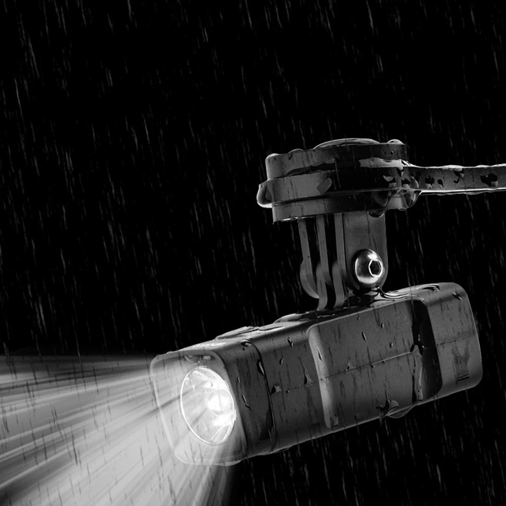 Super Bright Bike Headlight USB Rechargeable Bike Handlebar Light Waterproof High Brightness Bike Light 100LM for Night Riding