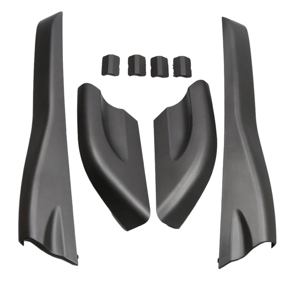Car Roof Rack Bar Rail End Protection Cover Shell Car Styling Roof Rack Cover Black For Hyundai Tucson 2004-2008
