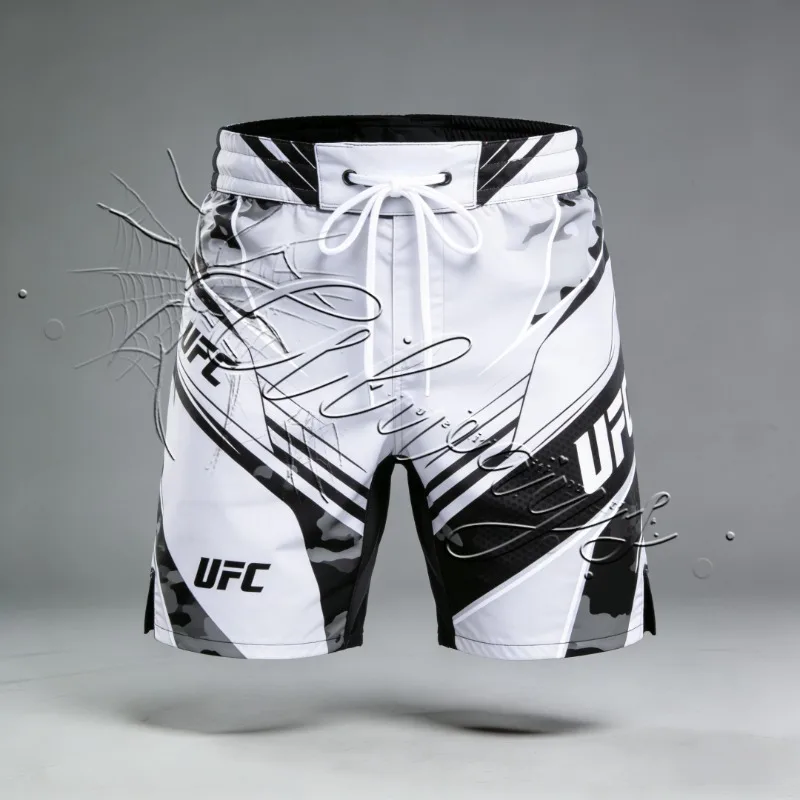 2026 Neuer UFC Octagonal Cage Fighting Suit Spezielle schnell trocknende Boxshorts für Herren Fighting Sanda Enthusiasts Boxshorts