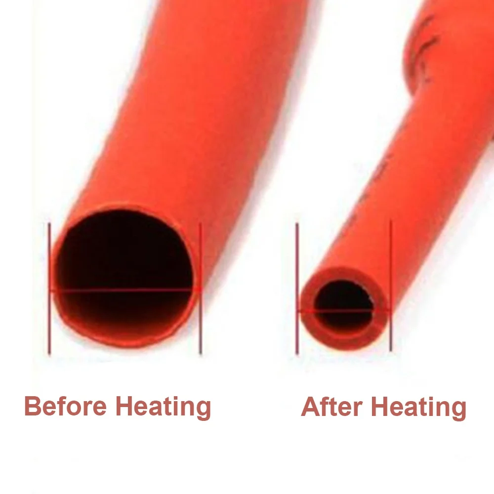 164/328/530 Pcs 2:1 Polyolefin Shrinking Assorted Heat Shrink Tube Wrap Wire Cable Insulated Sleeving Tubing Set heat shrink tubing