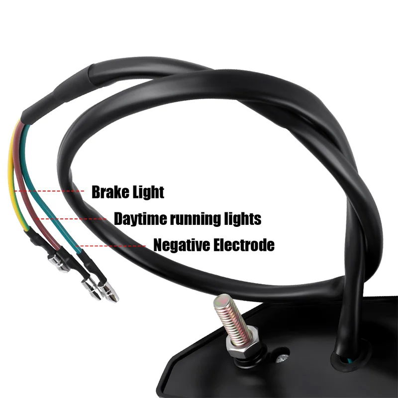 Achterlicht LED TNT Space Plus rood universeel Achterlicht LED TNT Space Plus rood universeel