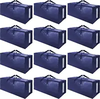 Extra Large Moving Bags with Strong Zippers & Carrying Handles, Heavy Duty Storage Tote for Space Saving Moving Storage 1