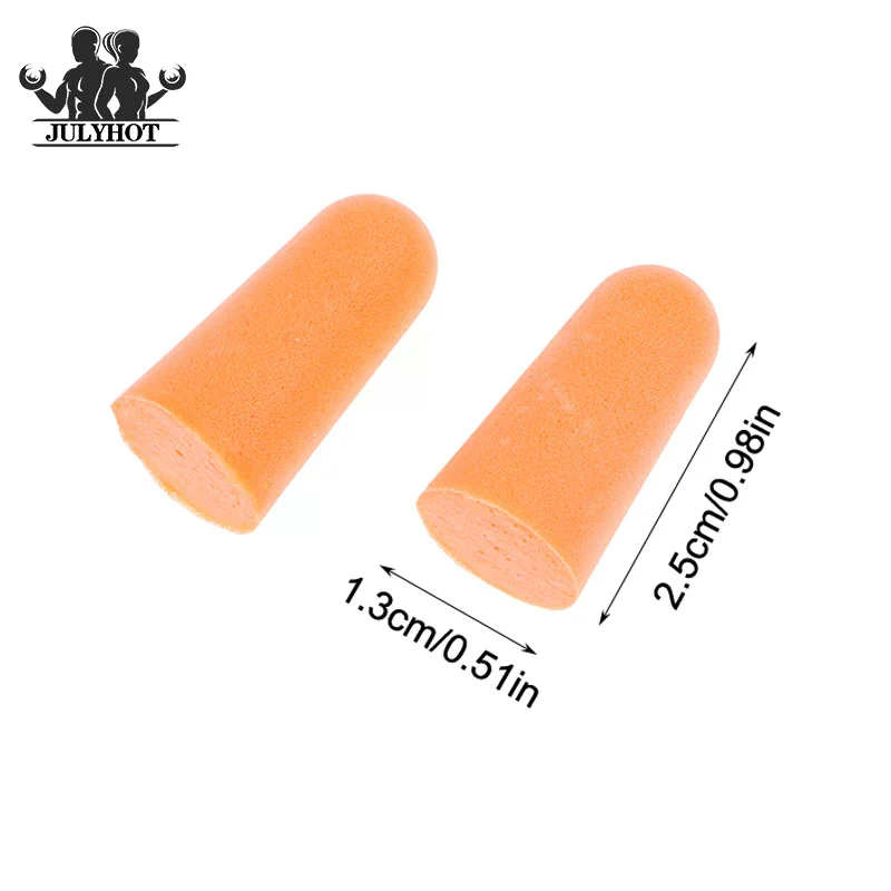 Lot de 10/20/30 Bouchons d'Oreilles Antibruit en Mousse Haute Densité