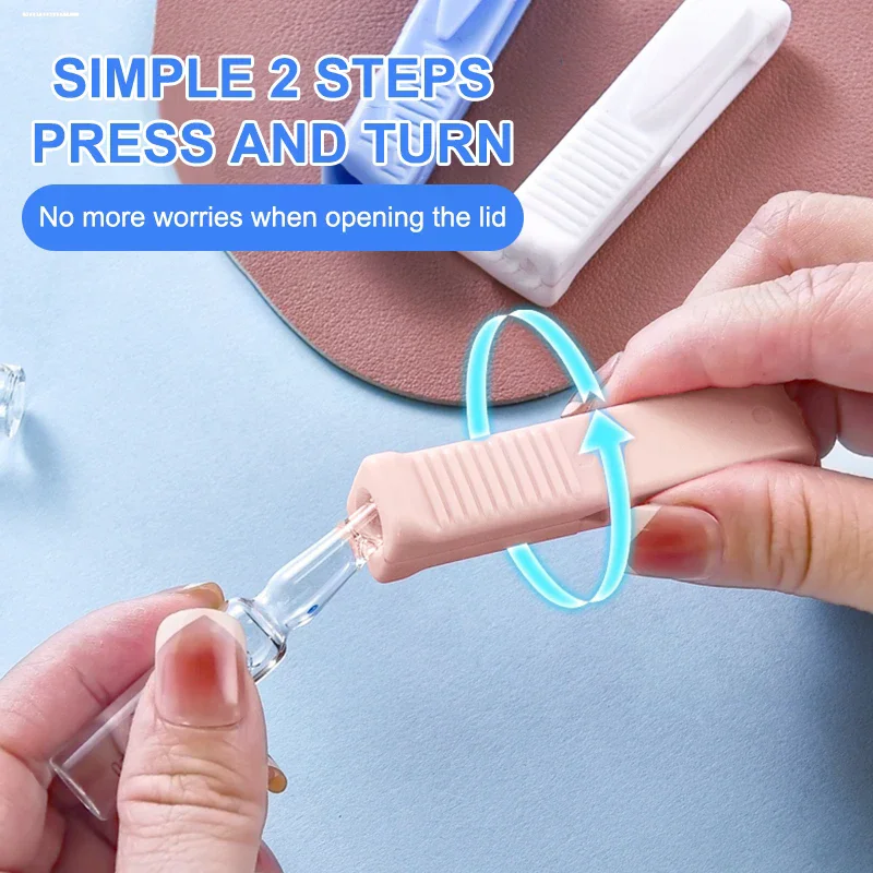 Multi-Functional Ampoule Opener Reusable Plastic Handle Ampule Breaker Medical Tool for Nurses Doctors Safe Lab Hospital Supply