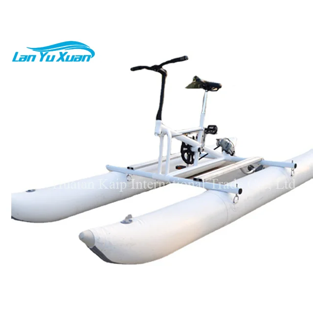 Lightweight inflatable floating water bike with Aluminum Frame+PVC material human power water bicycle for sale / water bicycle 3d printer accessaries for voron hollow guide and gantry set aluminum material lightweight and durable
