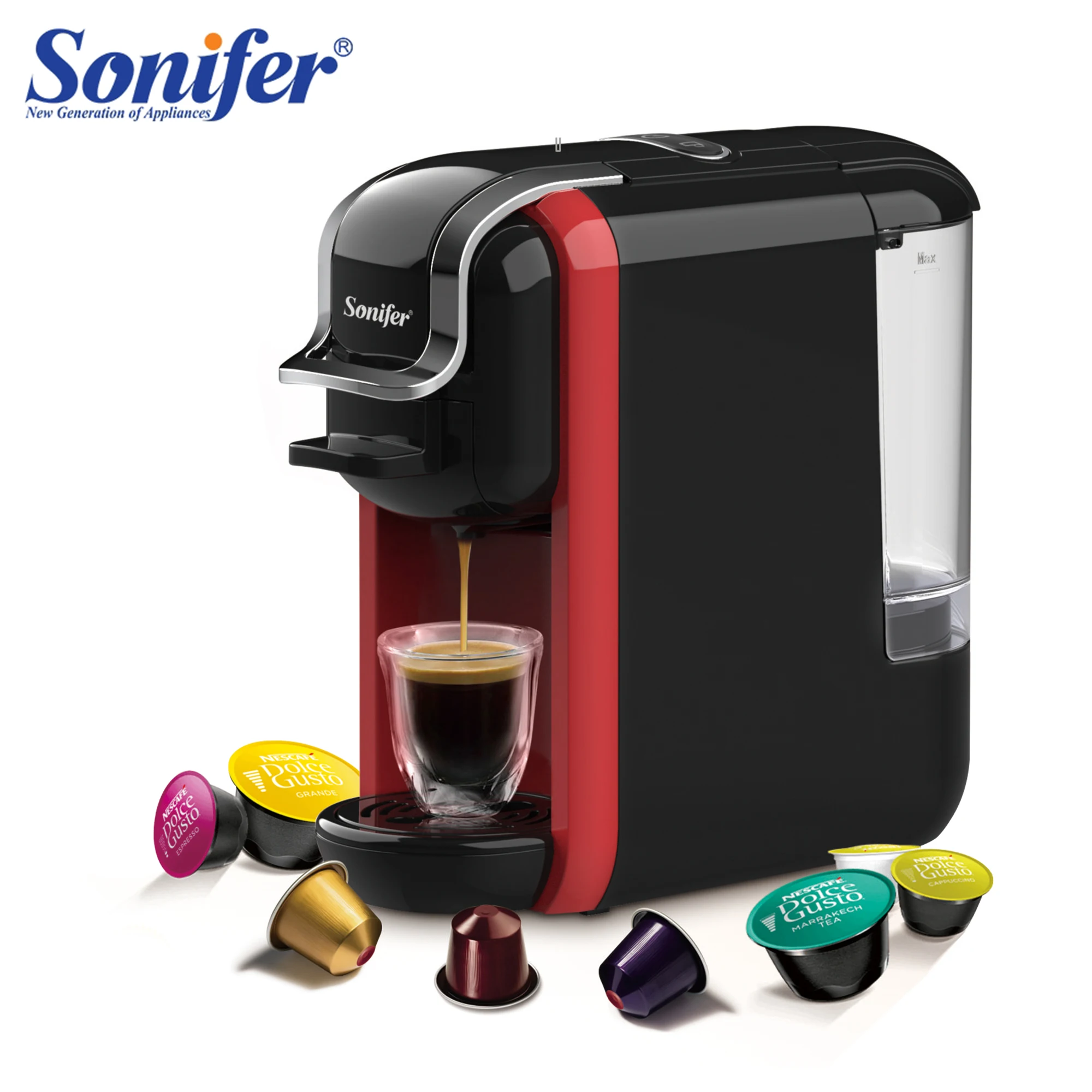 Coffee Maker for , K-Cup Pod and Ground Coffee, Coffee and Espresso Machine  Combo Compatible with Nespresso Original Capsule, 19 - AliExpress