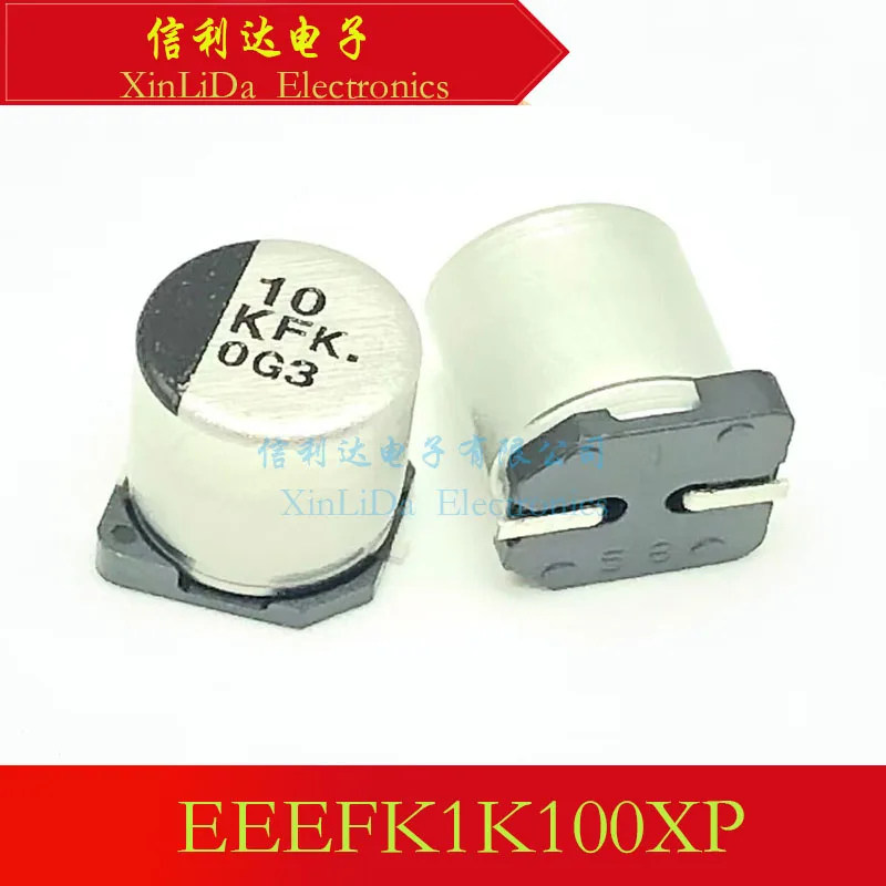 

EEEFK1K100XP 10uF ± 20% 80V 6,3-7,7mm Алюминиевые Электролитические Конденсаторы новые и оригинальные