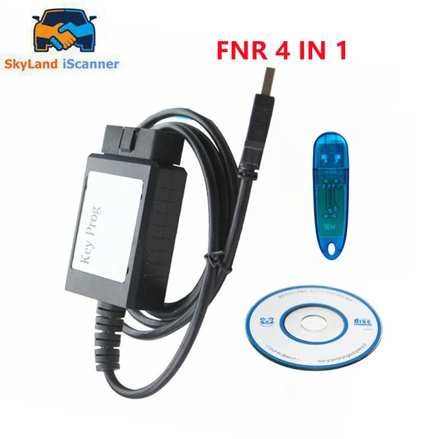 Programador de llaves FNR para coche, dispositivo 4 en 1, USB Dongle,  programación de vehículos para for-d/re-nault/ni-ssan, llave en blanco -  AliExpress