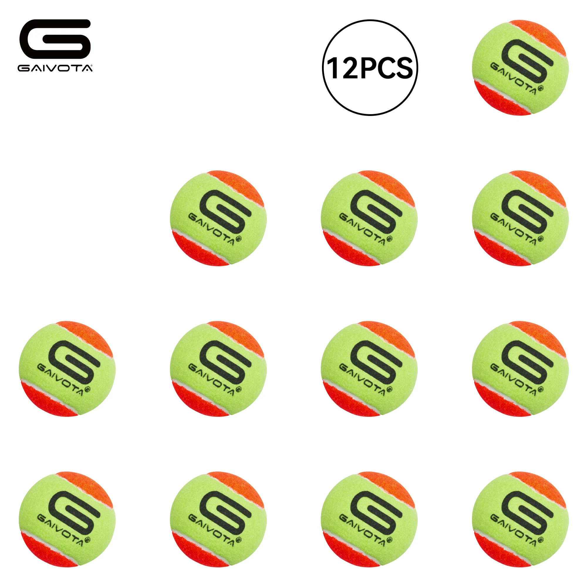 GAIVOTA Beach Tennis Standard Pressure Slow Training Ball Outdoor Training Tennis Accessories tennis balls