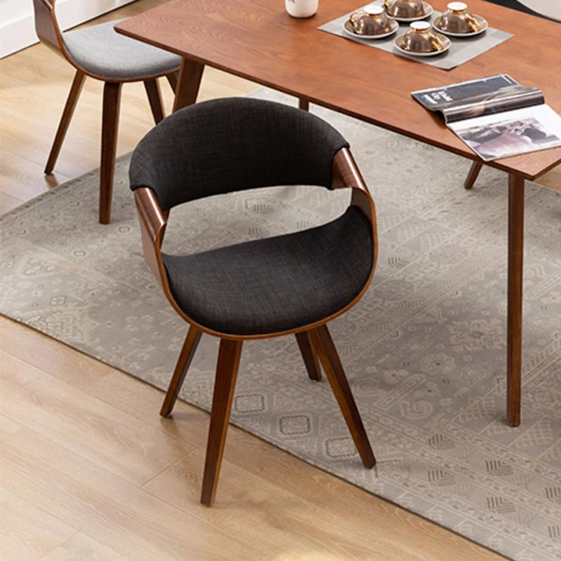 

Individual Arm Dining Room Chairs Living Room Mobile Lounges Modern Dining Chairs Nordic Style Sillas De Comedor Furnitures