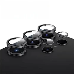 Premium Camera Tempered Glass Back Lens Protector - Galaxy S23 (Black)