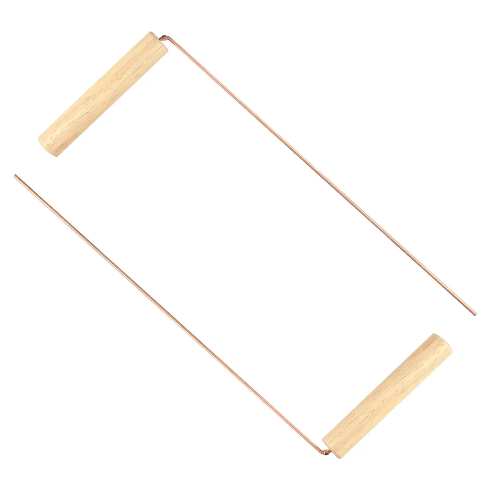 Kopinma 2PCS Copper Dowsing Rods, Divining Rods Energy Water Witching Detector, For Detect Gold, Water, Treasure, Dowsing Rods 99.9% Pure Copper