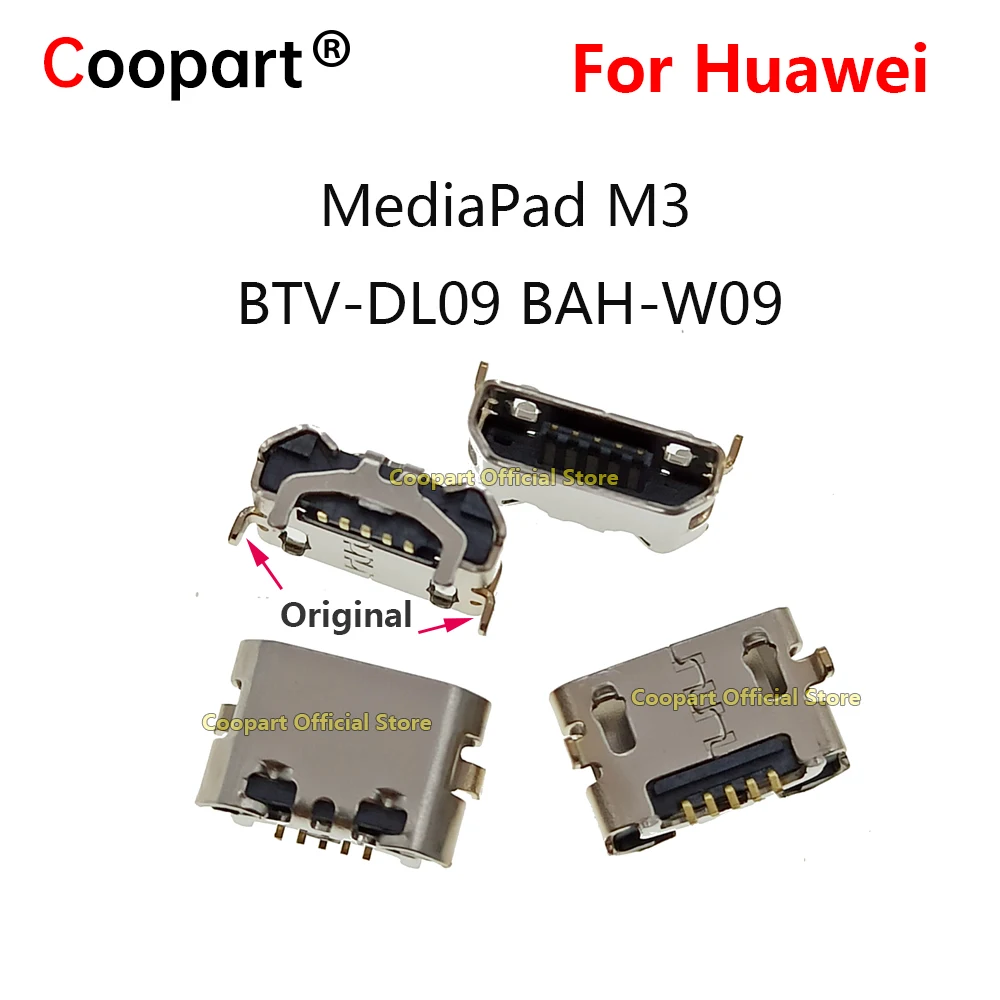 

5-20Pcs 5Pin Micro USB Charging Port Dock Socket Plug For Huawei Honor MediaPad M3 BTV-DL09 BAH-W09 Charger Connector
